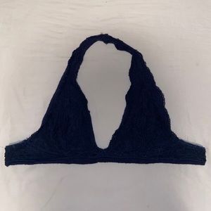 UO Out From Under Lace Halter Bra